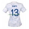 Maillot de Supporter France Kante 13 Extérieur Coupe du Monde 2022 Pour Femme